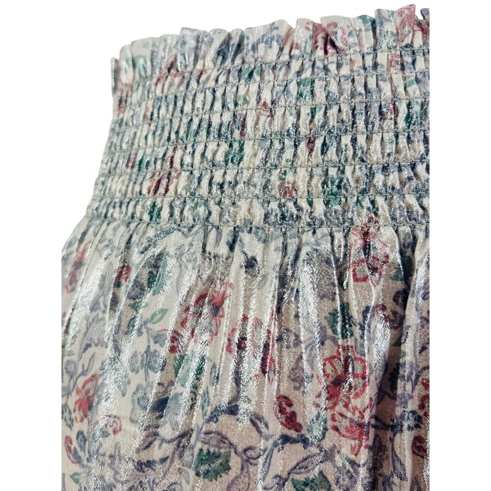 Free People Summer Floral A-Line Skater Mini Skirt - Picture 15 of 16